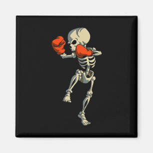 Skeleton Muay Thai Kick Boxing Mixed Martial Arts Magnet