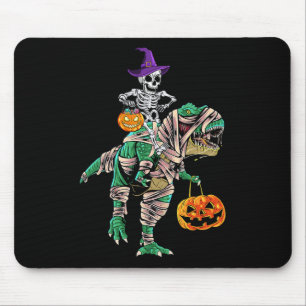 Skeleton Mummy Dinosaur T Rex Halloween für Jungen Mousepad