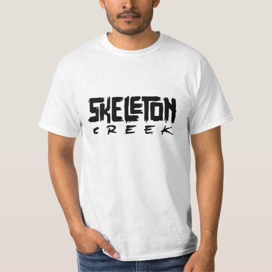 Skeleton Nebenfluss (weiß) T-Shirt (Vorderseite)