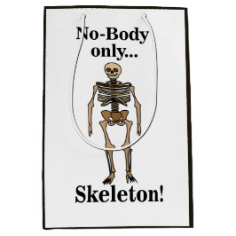 Skeleton No-Body Funny Mittlere Geschenktüte