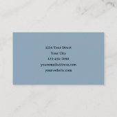 Skeleton On Beach Visitenkarte (Rückseite)