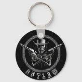 Skeleton Outlaw Key Rings Schlüsselanhänger (Vorderseite)