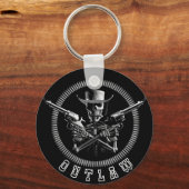 Skeleton Outlaw Key Rings Schlüsselanhänger (Vorderseite)