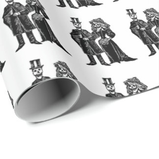 Skeleton-Paar - Geschenkpapier (Anpassen)