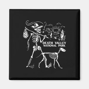 Skeleton Park Wandern Death Valley Nationalpark Magnet