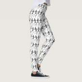 Skeleton Party-Leggings Halloweens Leggings (Rechts)