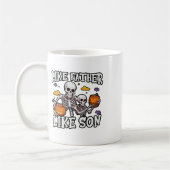 Skeleton Pater Son Matching Halloween-Kostüm Kaffeetasse (Links)