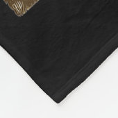 Skeleton Petting Katze Niedlich Halloween Men Boys Fleecedecke (Ecke)