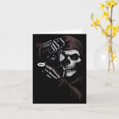 Skeleton Photographer Funny For Men Women  Karte (Gelbe Blume)
