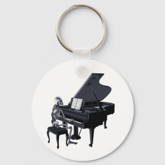 Skeleton Piano Player Schlüsselanhänger