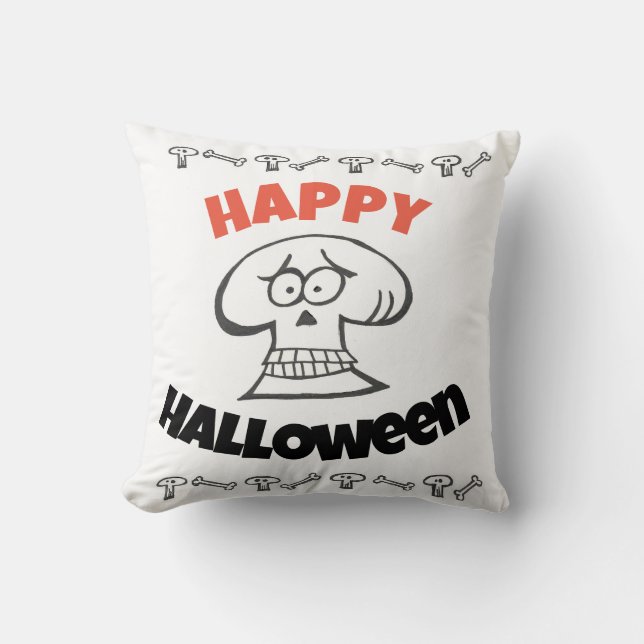 Skeleton Pillow Kissen (Vorderseite)