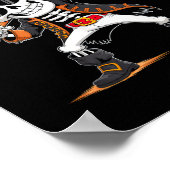 Skeleton Pirate Halloween Kostüm Baseball Player Poster (Ecke)
