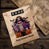 Skeleton Pirate Happy Halloween Matey Geschenktütchen