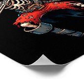 Skeleton Pirate Kids Poster (Ecke)