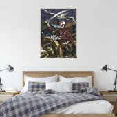 Skeleton Pirate Leinwand (Insitu (Schlafzimmer))