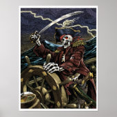 Skeleton Pirate Poster (Vorne)