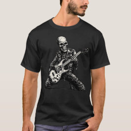  skeleton playing an electric guitar T-Shirt
