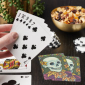 SKELETON PORTRAIT, HALLOWEN SKULL DECK SPIELKARTEN (In Situ)
