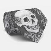 SKELETON PORTRAIT, SKULL, AUTUMNVERLÄNGERUNG KRAWATTE (Gerollt)