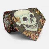 SKELETON PORTRAIT, SKULL, AUTUMNVERLÄNGERUNG KRAWATTE (Gerollt)