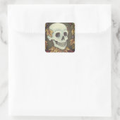 SKELETON PORTRAIT, SKULL HALLOWEEN STICKER (Tasche)