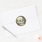 SKELETON PORTRAIT, SKULL HALLOWEEN STICKER (Umschlag)