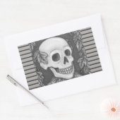 SKELETON PORTRAIT, SKULL HALLOWEEN STICKER (Umschlag)