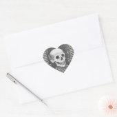 SKELETON PORTRAIT, SKULL HALLOWEEN STICKER (Umschlag)