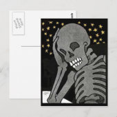 Skeleton-Postkarte überlegen Postkarte (Vorne/Hinten)