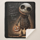 Skeleton Pumpkin – There Is Only Darkness Sherpadecke (Vorderseite)