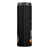 Skeleton Pumpkins Halloween Thermal Tumbler Thermosbecher (Rückseite)