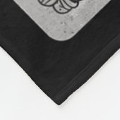 Skeleton Queen Tarot Card Gothic Hexy Halloween Fleecedecke (Ecke)