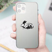 Skeleton Rabbit Aufkleber (Telefon)