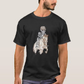 Skeleton Racing Shirt Reitsport Reitschiff Hallowe (Vorderseite)