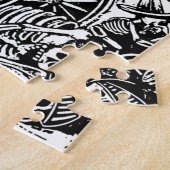 Skeleton Radfahrer durch José Guadalupe Posada Puzzle (Seite)