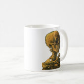 Skeleton Rauchen Van Gogh Art Kaffeetasse (VorderseiteRechts)