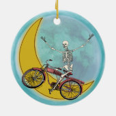 Skeleton Reiten Keramik Ornament (Hinten)