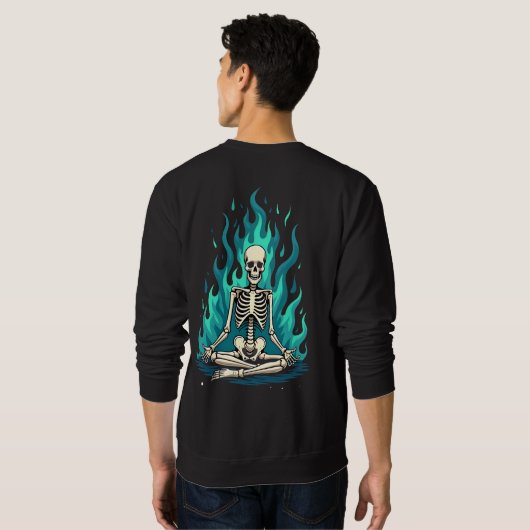 Skeleton Release Transgen Meditation Sweatshirt De (Schwarz voll)