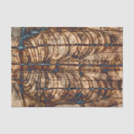 Skeleton Rib Cage Beige Brown Gray Vintag Xray Seidenpapier