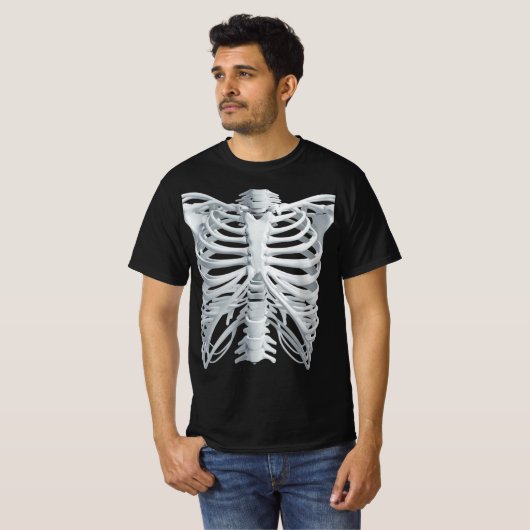 Skeleton Rib Cage T-Shirt (Vorne ganz)