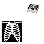 Skeleton ribs Illustration Art Briefmarke Gummistempel (Stempel)