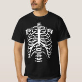 Skeleton Ribs Kostüm T-Shirt (Vorderseite)