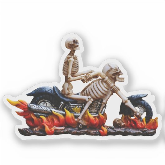 Skeleton Rider Aufkleber (Vorderseite)