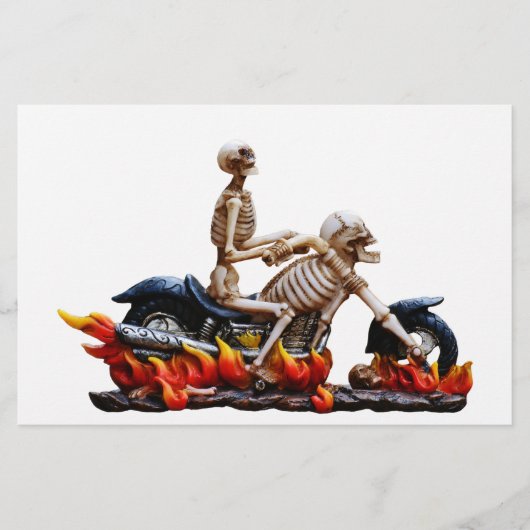 Skeleton Rider Briefpapier (Vorderseite)