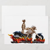 Skeleton Rider Briefpapier (Vorne/Hinten)