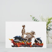 Skeleton Rider Briefpapier (Stehend Vorderseite)