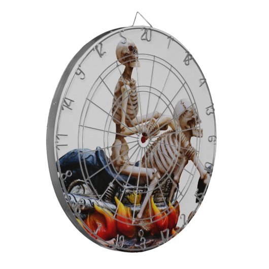 Skeleton Rider Dartscheibe (Vorderseite Links)