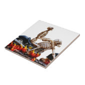 Skeleton Rider Fliese (Seite)