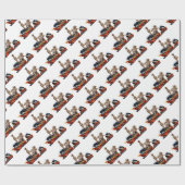 Skeleton Rider Geschenkpapier (Flach)
