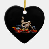 Skeleton Rider Keramik Ornament (Vorne)